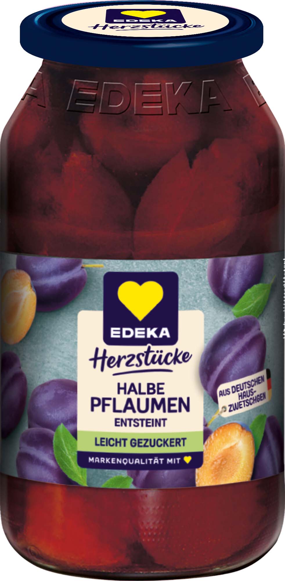 EDEKA Herzstücke Pflaumen halbe Frucht 680g