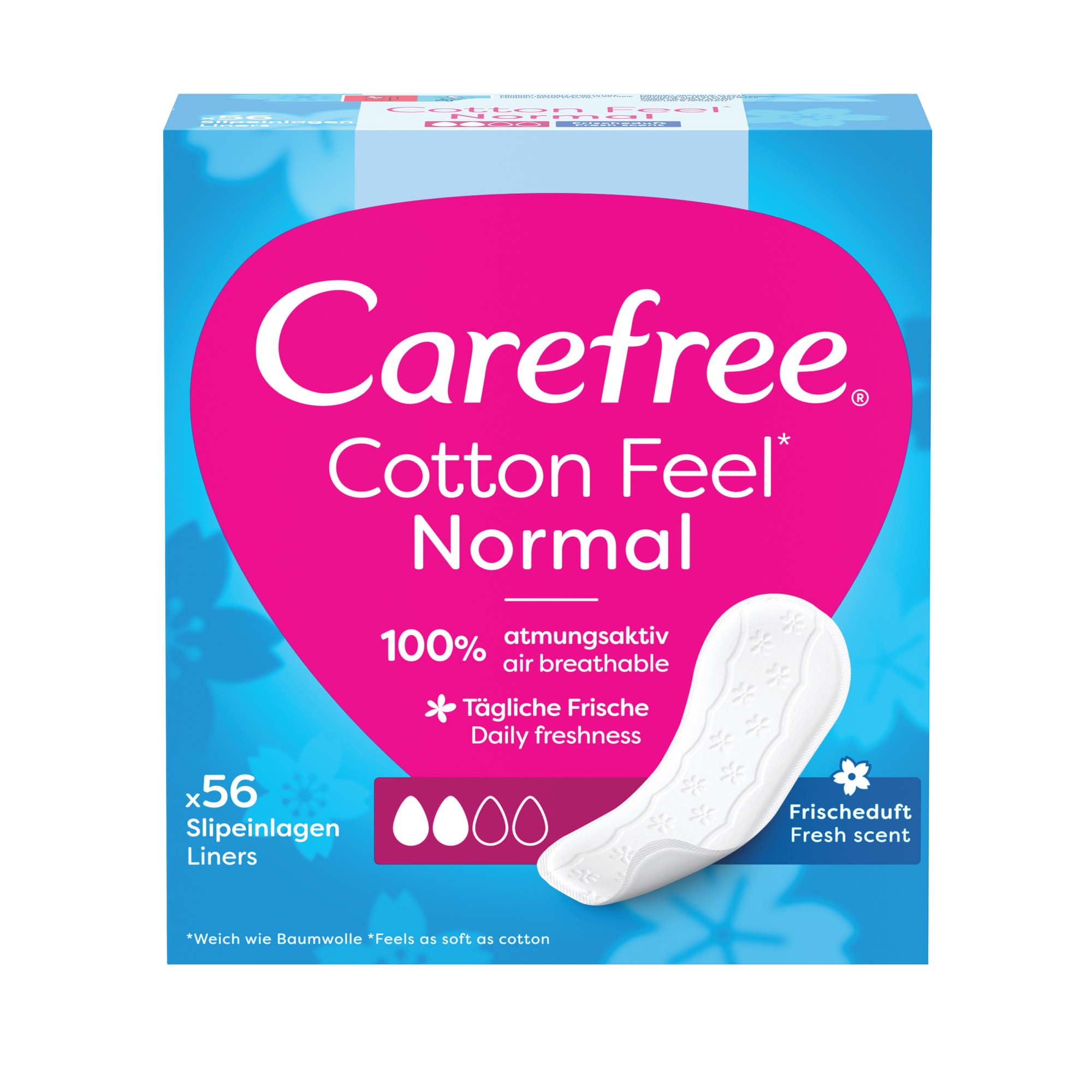Carefree Normal Frischeduft 56ST